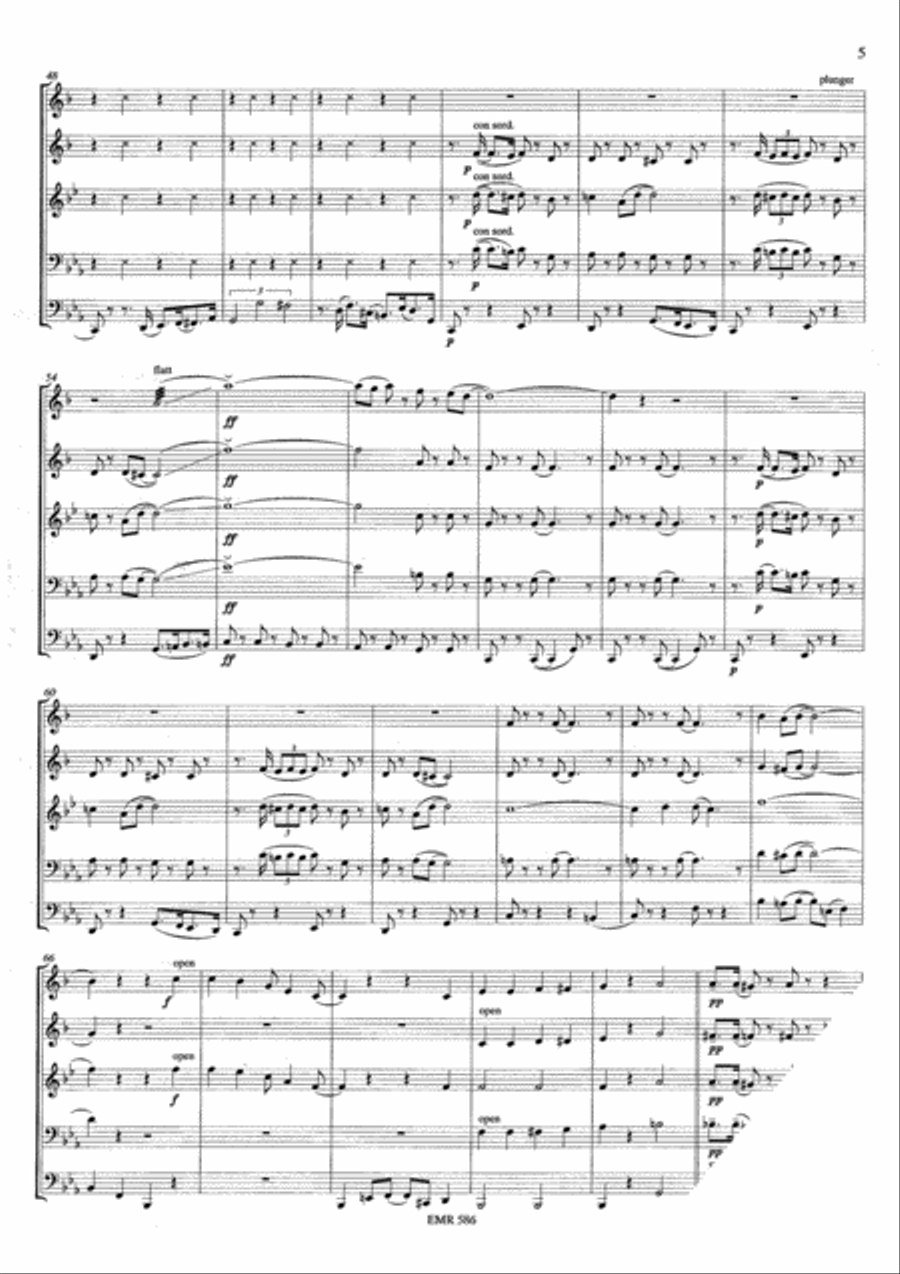 Charleston Time Charleston Time Brass Quintet scores gallery preview page 6