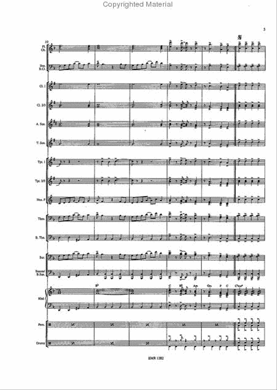 Y.M.C.A. Y.M.C.A. Concert Band scores gallery preview page 5