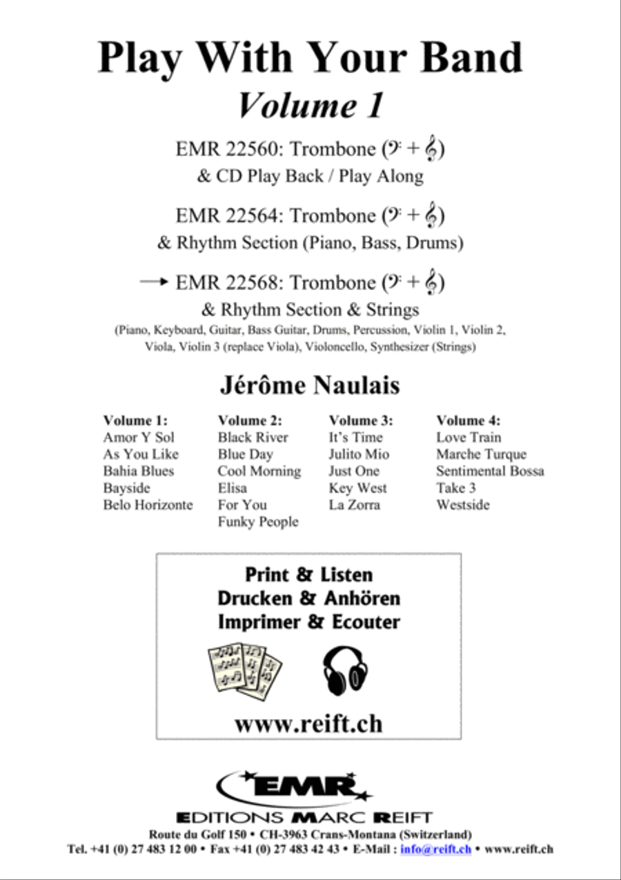 Play With Your Band Volume 1 Trombone scores gallery preview page 2