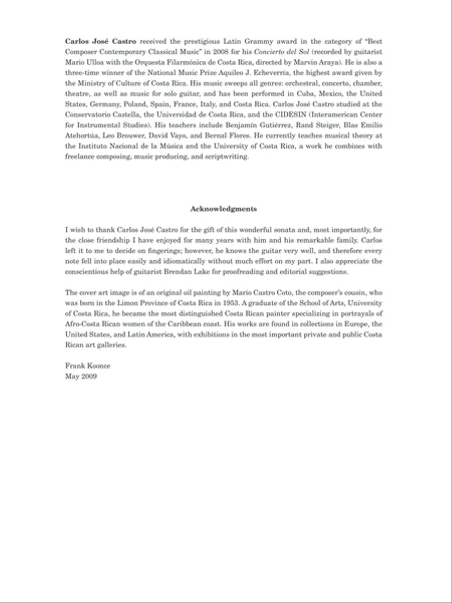 Sonata de la Luna Classical Guitar scores gallery preview page 2