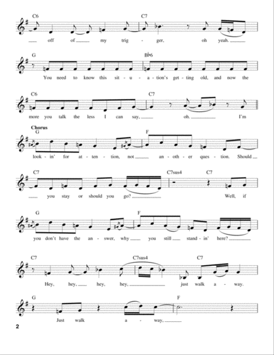 Walk Away Voice scores gallery preview page 2