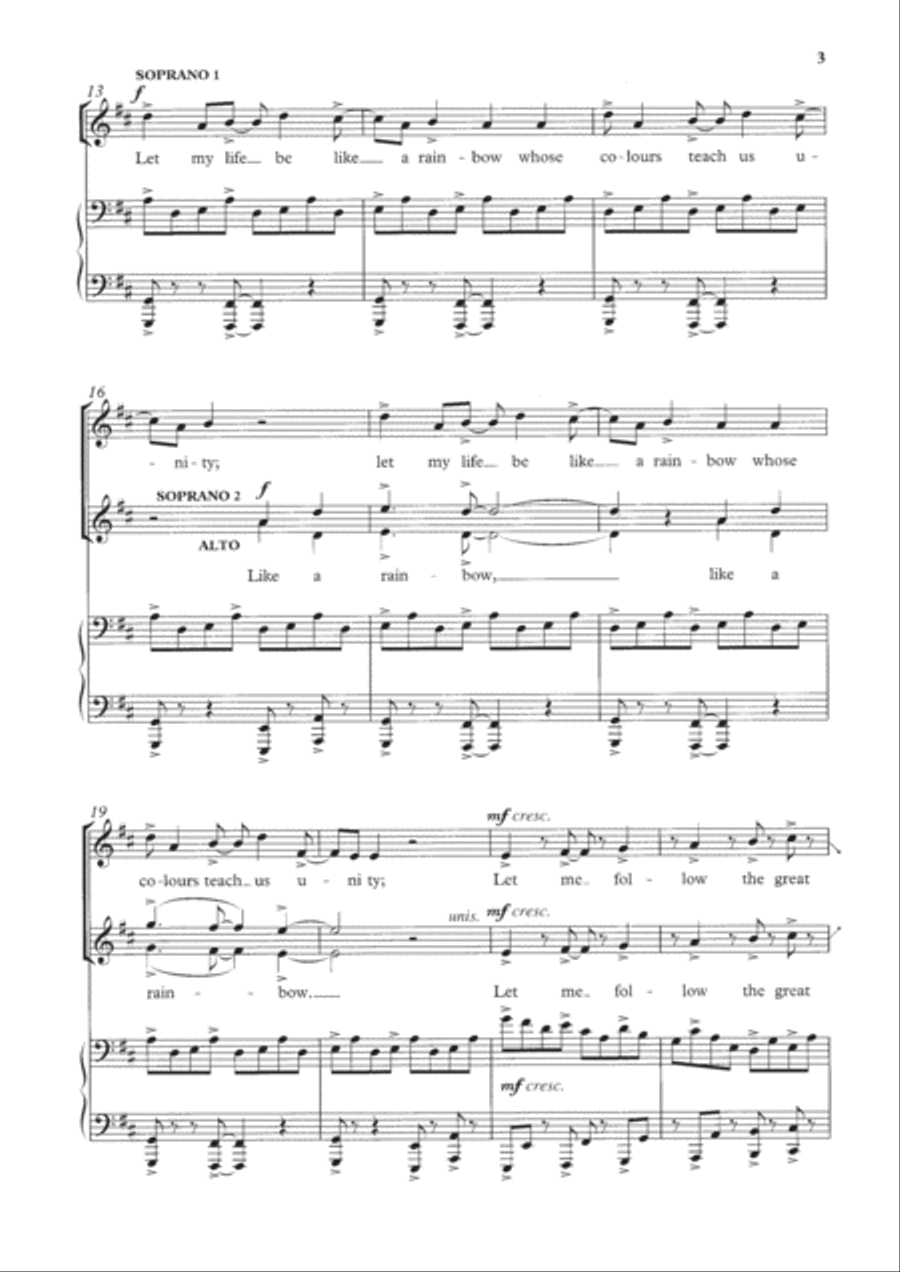 Like a rainbow Like a rainbow SSA scores gallery preview page 3