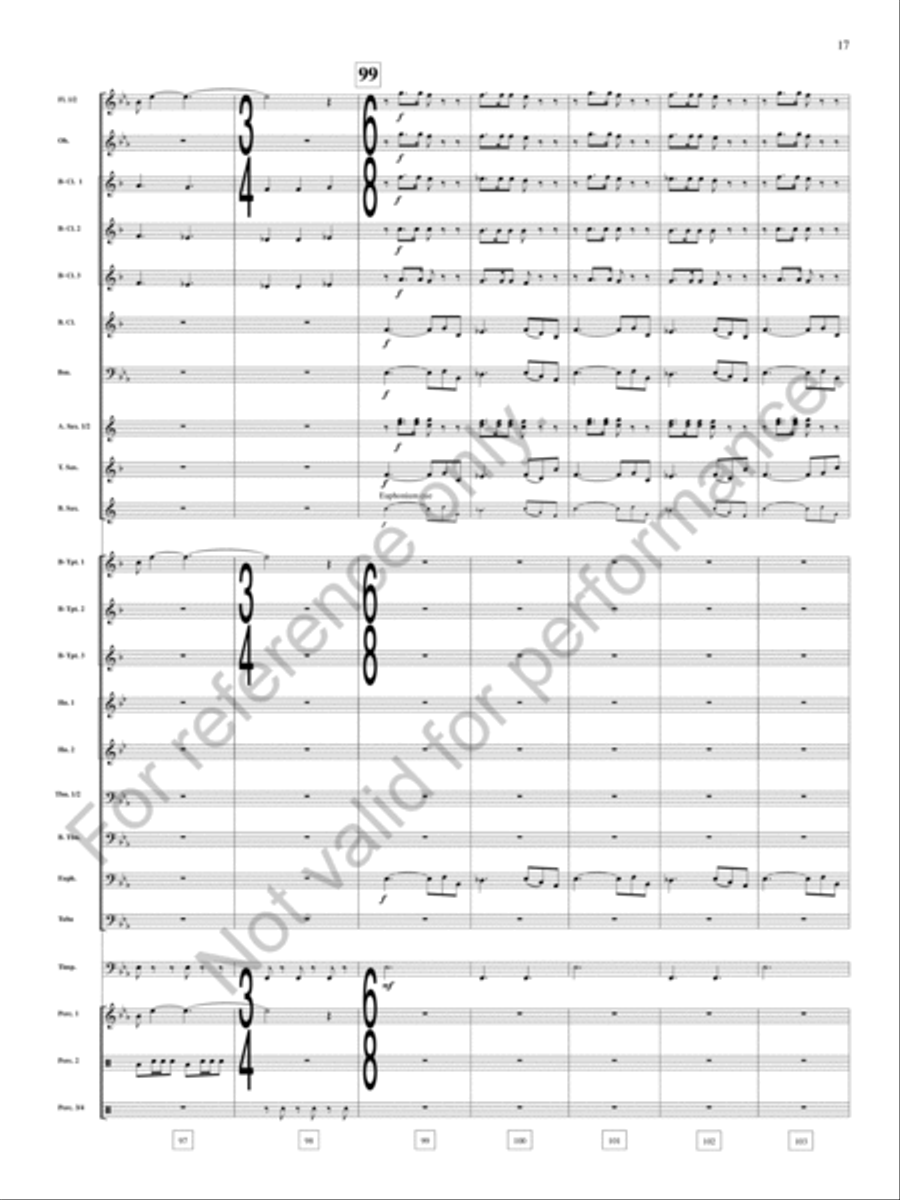 Table Rock Festival Table Rock Festival Concert Band scores gallery preview page 18