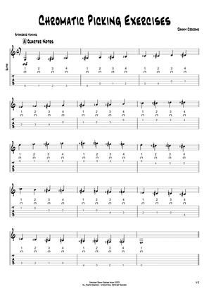 Chromatic Picking Exercises for Guitar