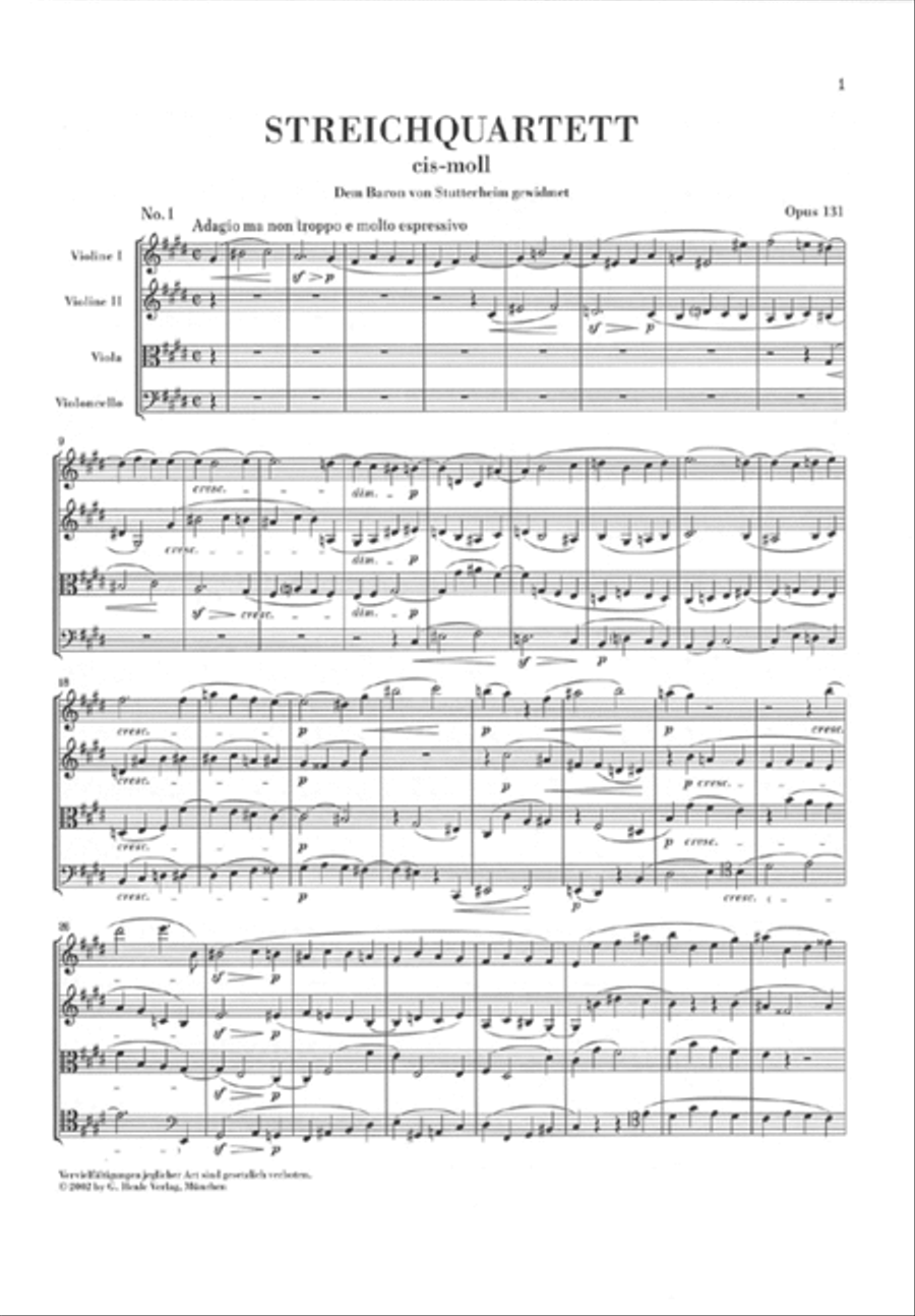 The String Quartets Complete String Quartet scores gallery preview page 6