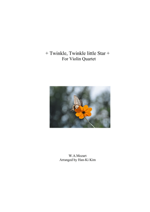 Twinkle, Twinkle Little Star (For Violin Quartet A)