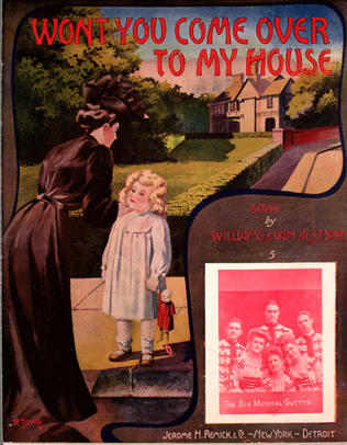 Book cover for Won't You Come Over To My House. Song