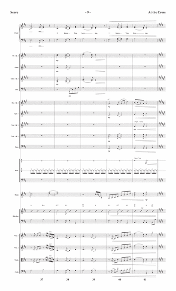 At the Cross - Orchestral Score and CD with Printable Parts