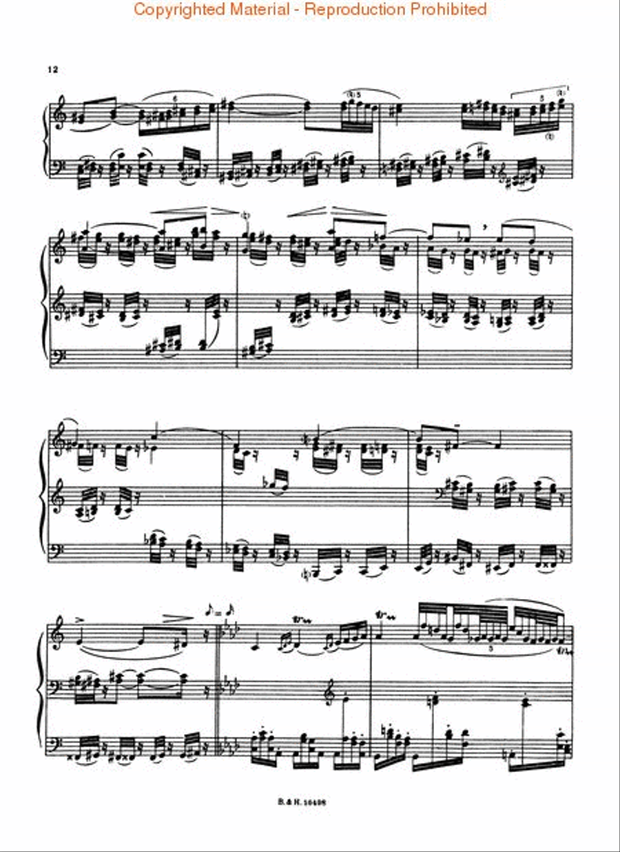 Sonata for the Piano Piano Solo scores gallery preview page 4