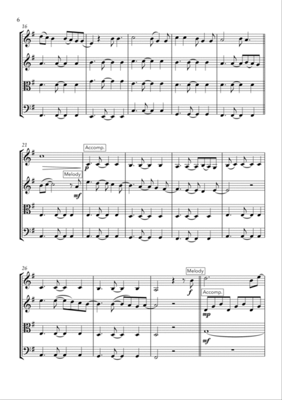 All Of Me String Quartet scores gallery preview page 6