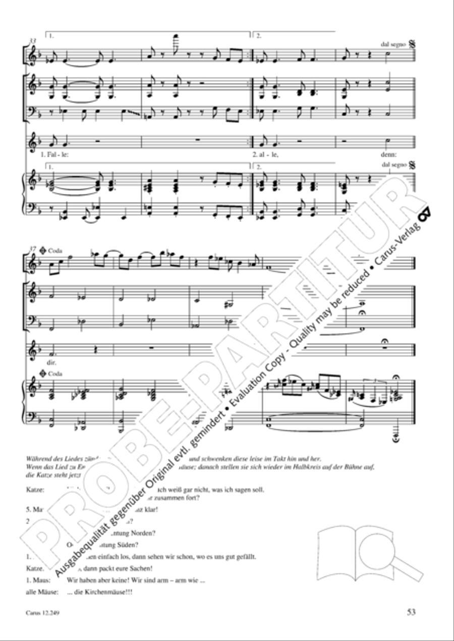 Mause in der Michaelskirche 4-Part scores gallery preview page 54