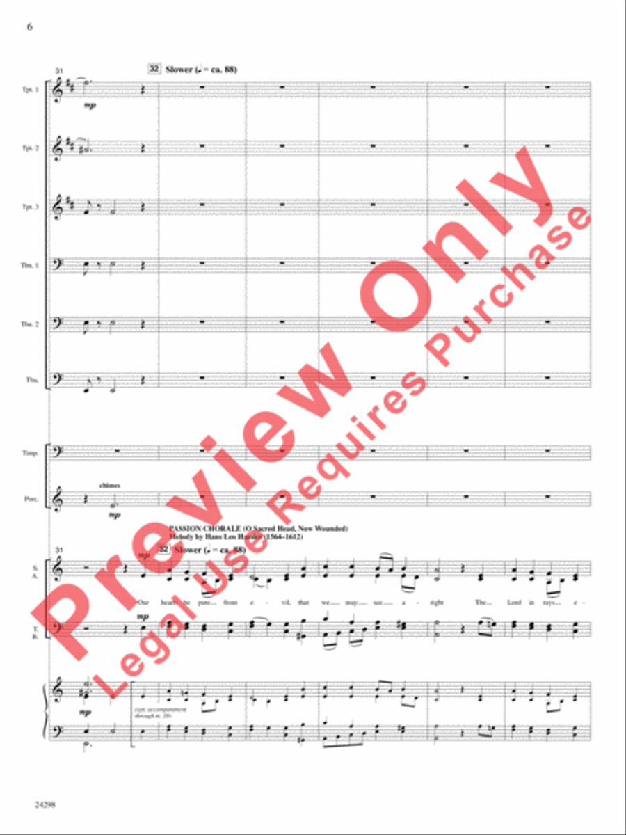 Alleluia, He Is Risen! Choir scores gallery preview page 7