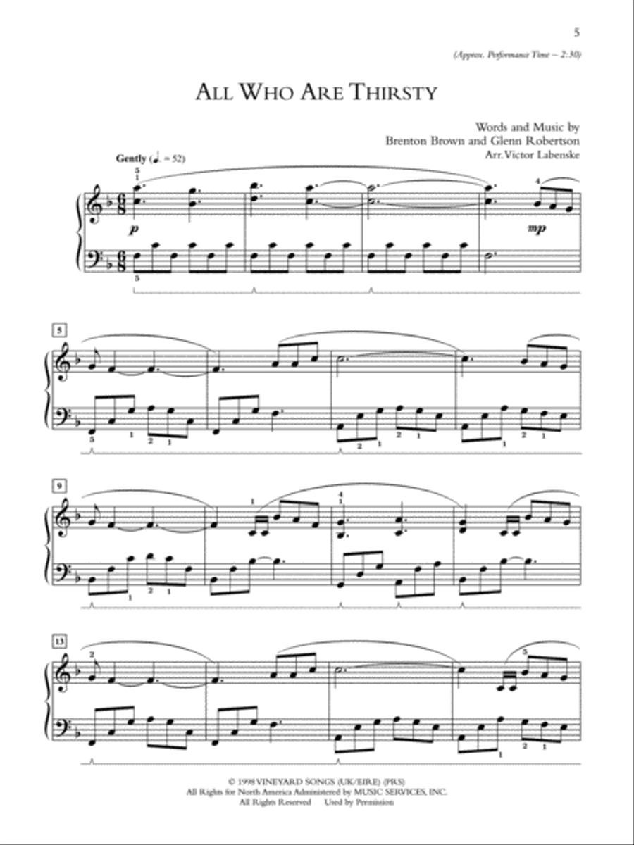 Sunday Morning Praise Companion Piano Solo scores gallery preview page 7