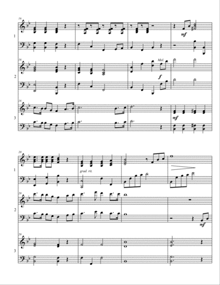 Power in the Blood Power in the Blood Piano Trio scores gallery preview page 3