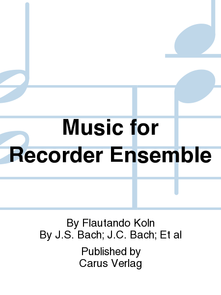 Music for Recorder Ensemble