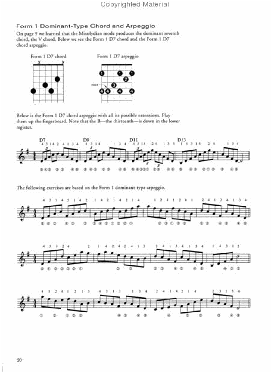 Patterns, Scales & Modes for Jazz Guitar Electric Guitar scores gallery preview page 3