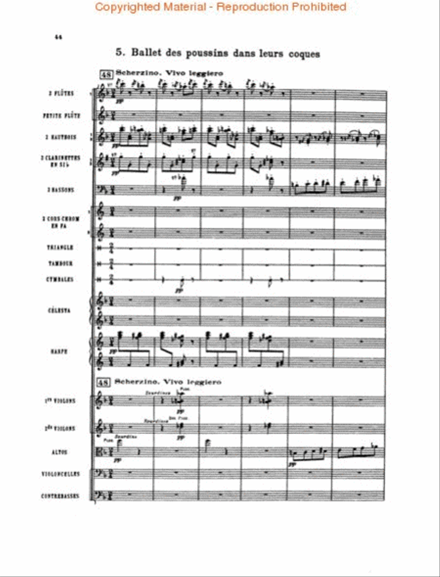 Moussorgsky – Pictures at an Exhibition Orchestra scores gallery preview page 3