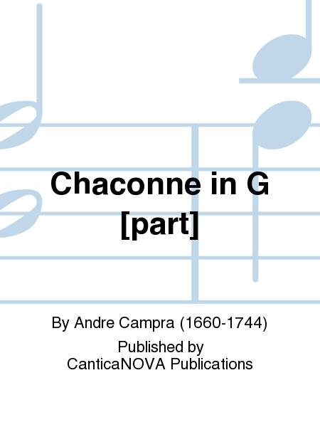 Chaconne in G [part]