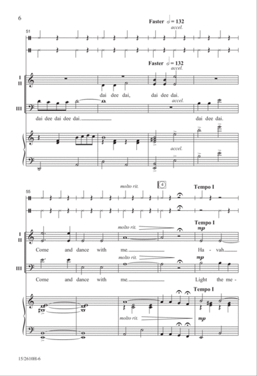 Hanukkah Nagilah Hanukkah Nagilah 3-Part scores gallery preview page 7