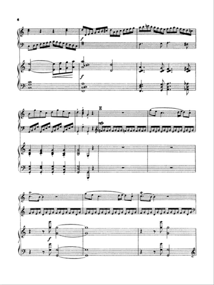 Mozart: Sonata in C Major, K. 545 (Arr. Edvard Grieg) Piano Duet scores gallery preview page 6