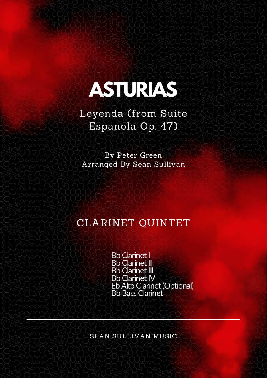 Asturias Clarinet Quintet scores gallery preview page 1