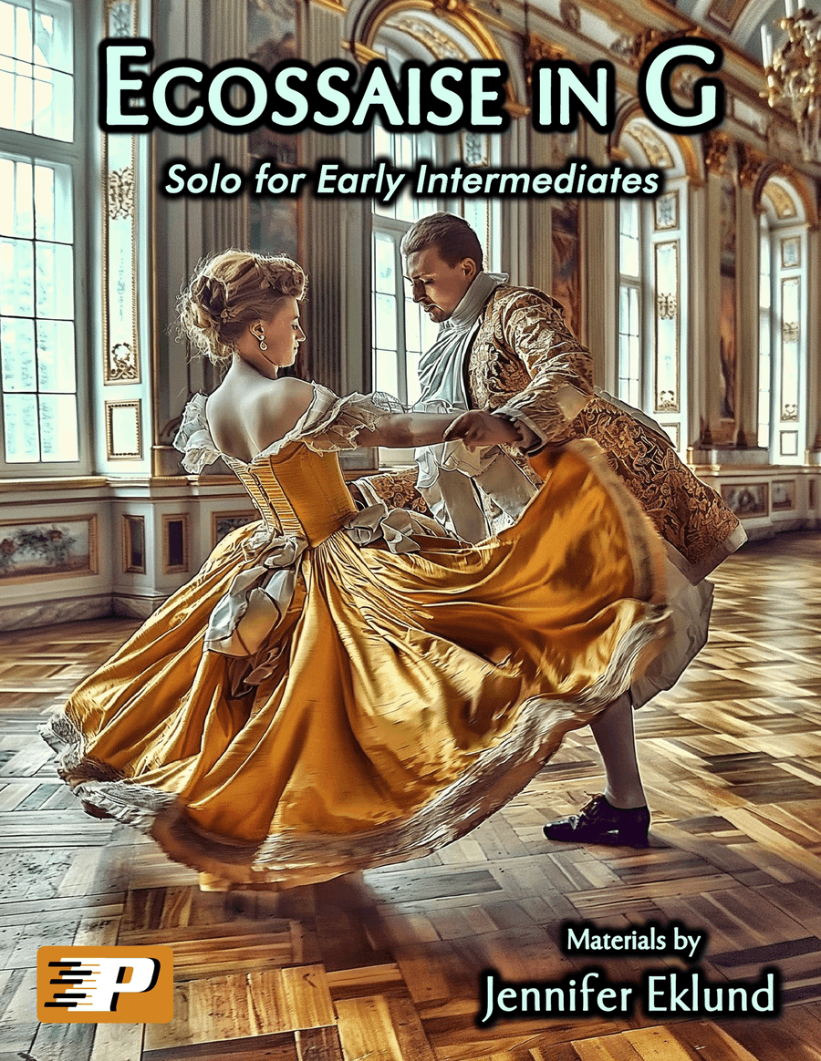 Ecossaise in G (Piano Solo with Music History Lesson) Piano Method scores gallery preview page 1