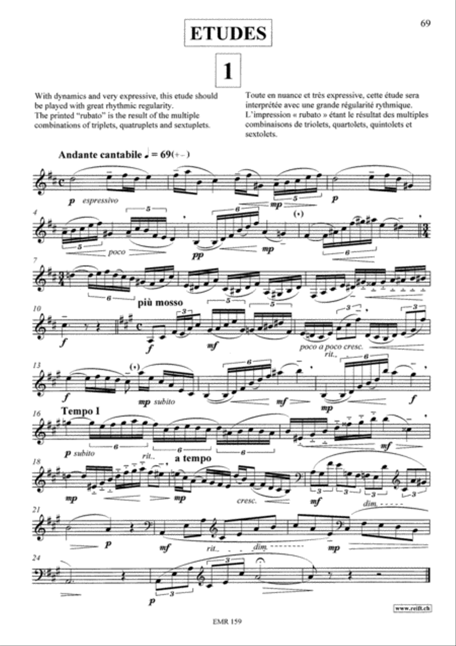 Treatise-Method and Exercises & 21 Etudes Horn scores gallery preview page 16