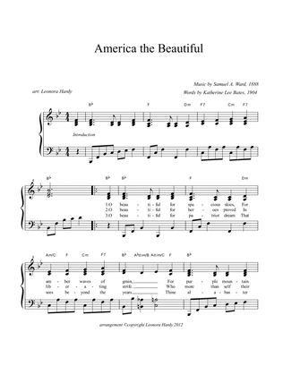 Book cover for America the Beautiful (O Beautiful For Spacious Skies)