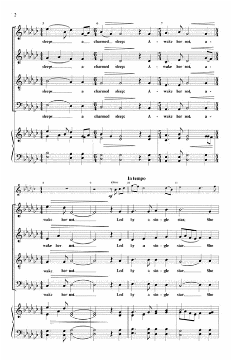 Dream Land 4-Part scores gallery preview page 3