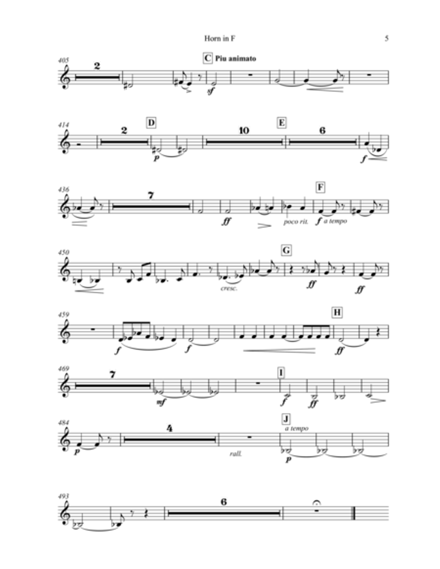 Sinfonia op. 18 Horn scores gallery preview page 6