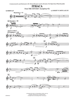 Ithaca (from The Odyssey (Symphony No. 2)): 1st F Horn