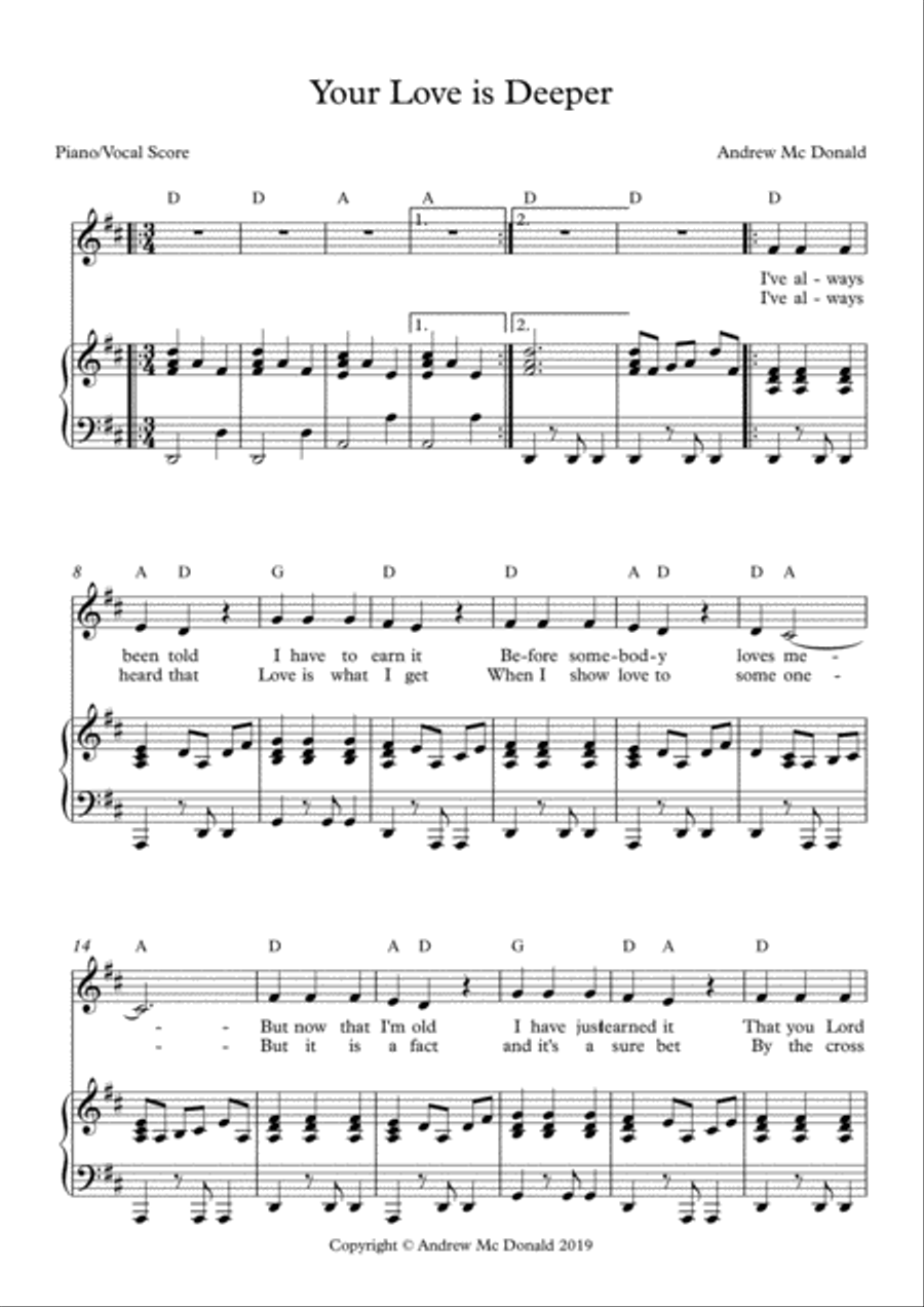 Your Love is Deeper Your Love is Deeper Voice scores gallery preview page 2