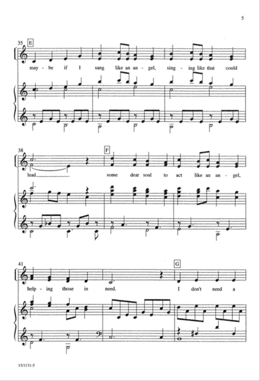 Sing Like an Angel Sing Like an Angel Unison Choir scores gallery preview page 5