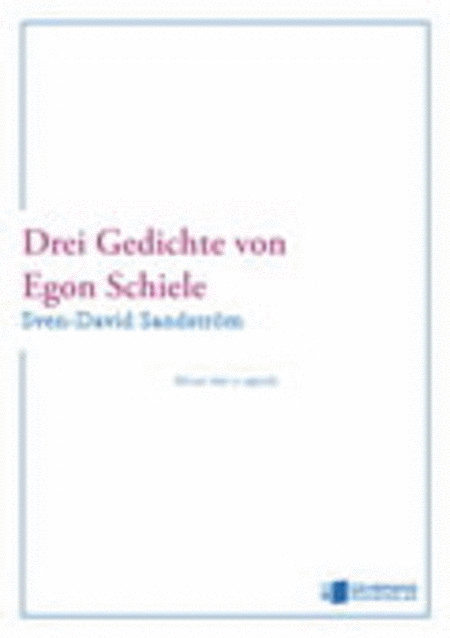 Drei Gedichte von Egon Schiele
