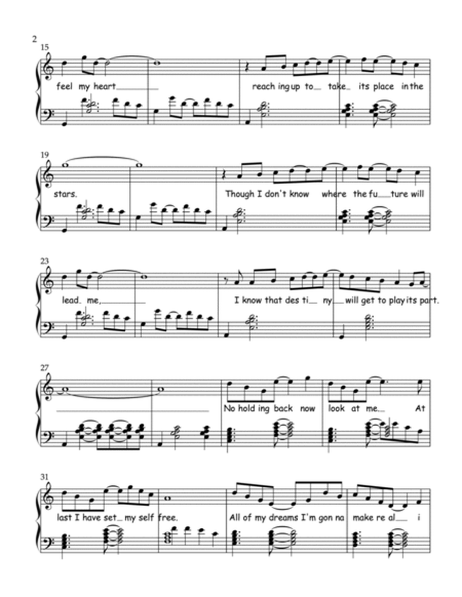 Reflection - Sheet music for single from the Reserved for You Collection image number null