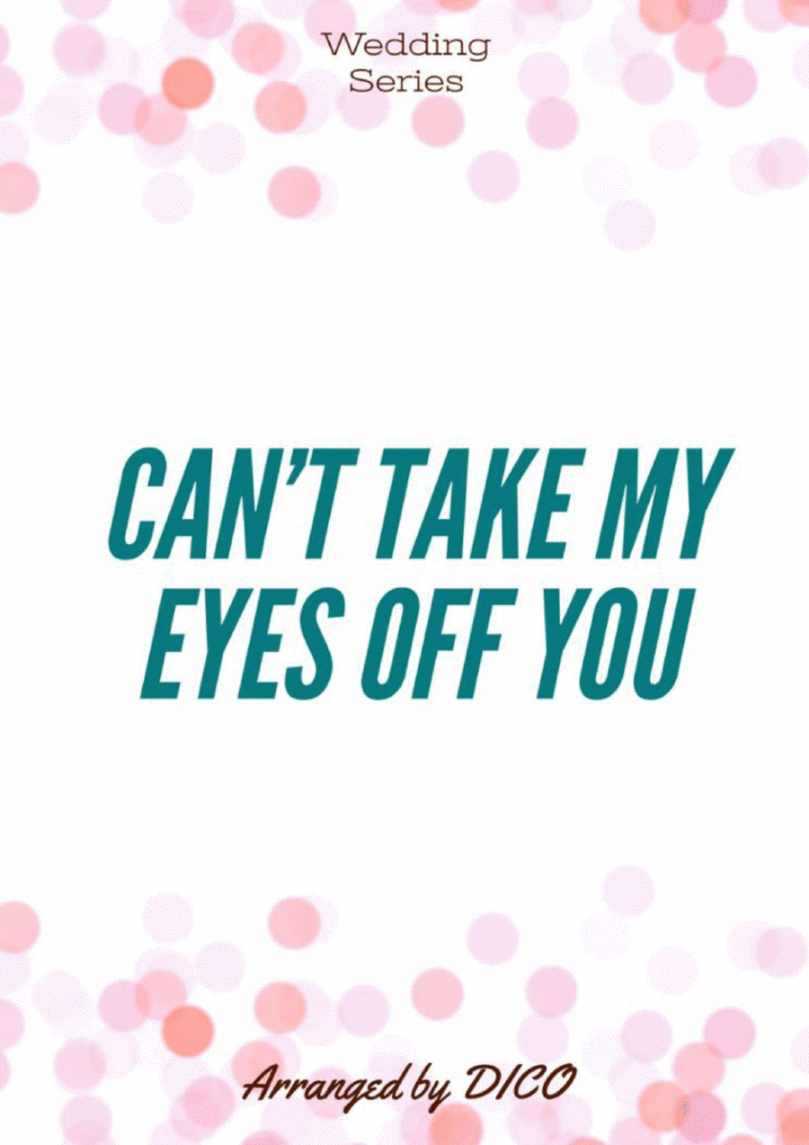Can't Take My Eyes Off Of You Piano scores gallery preview page 1