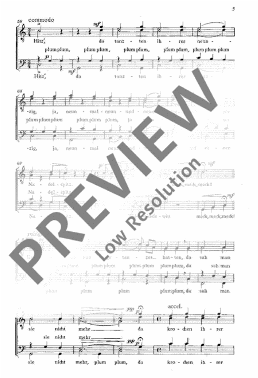Zu Regensburg auf der Kirchturmspitz TTBB scores gallery preview page 6