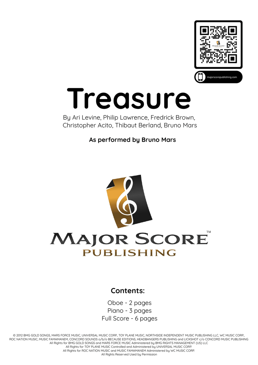 Treasure Piano scores gallery preview page 1