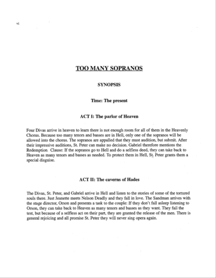 Too Many Sopranos Choir scores gallery preview page 5