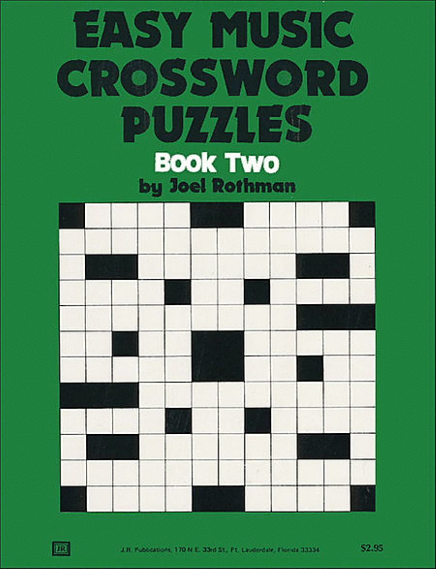 Easy Music Crossword Puzzles Book 2