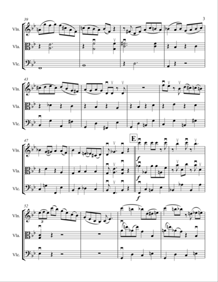 It Don't Mean A Thing (If It Ain't Got That Swing) String Trio scores gallery preview page 3