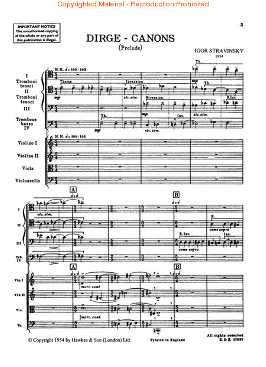In Memoriam Dylan Thomas Trombone scores gallery preview page 2