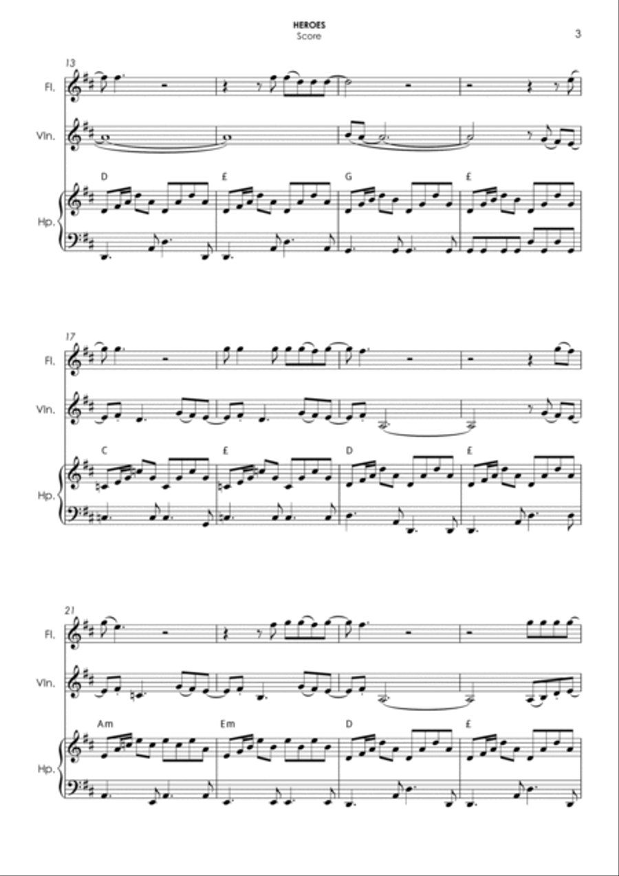 Heroes Small Ensemble scores gallery preview page 3