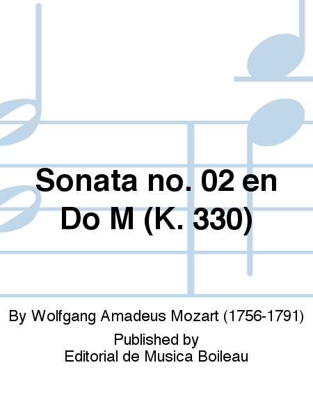 Sonata no. 02 en Do M (K. 330)