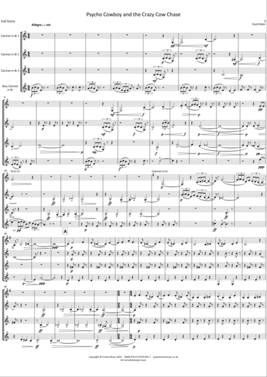 Psycho Cowboy and the Crazy Cow Chase Set of Parts scores gallery preview page 3