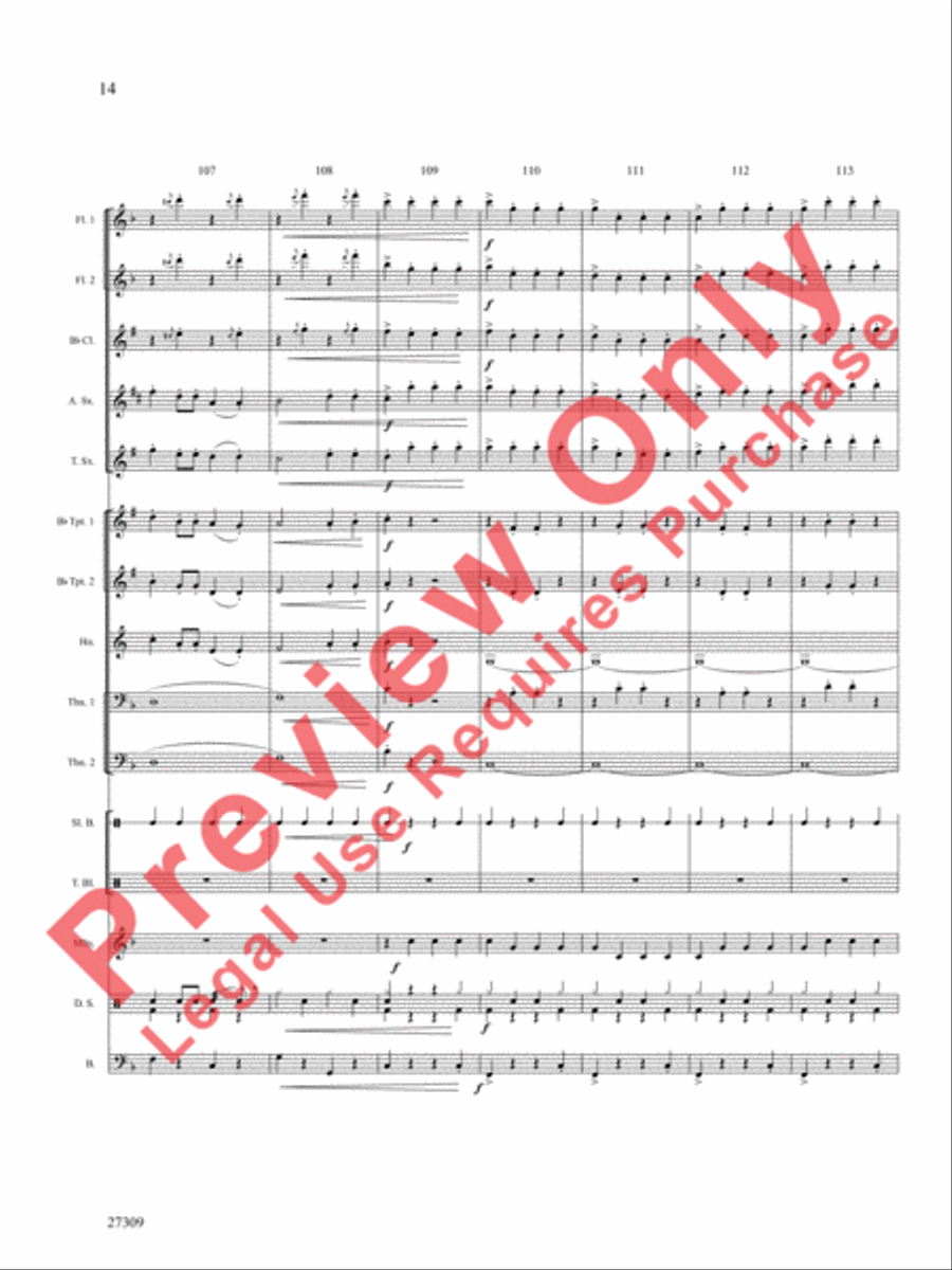Sleigh Ride Choir scores gallery preview page 15