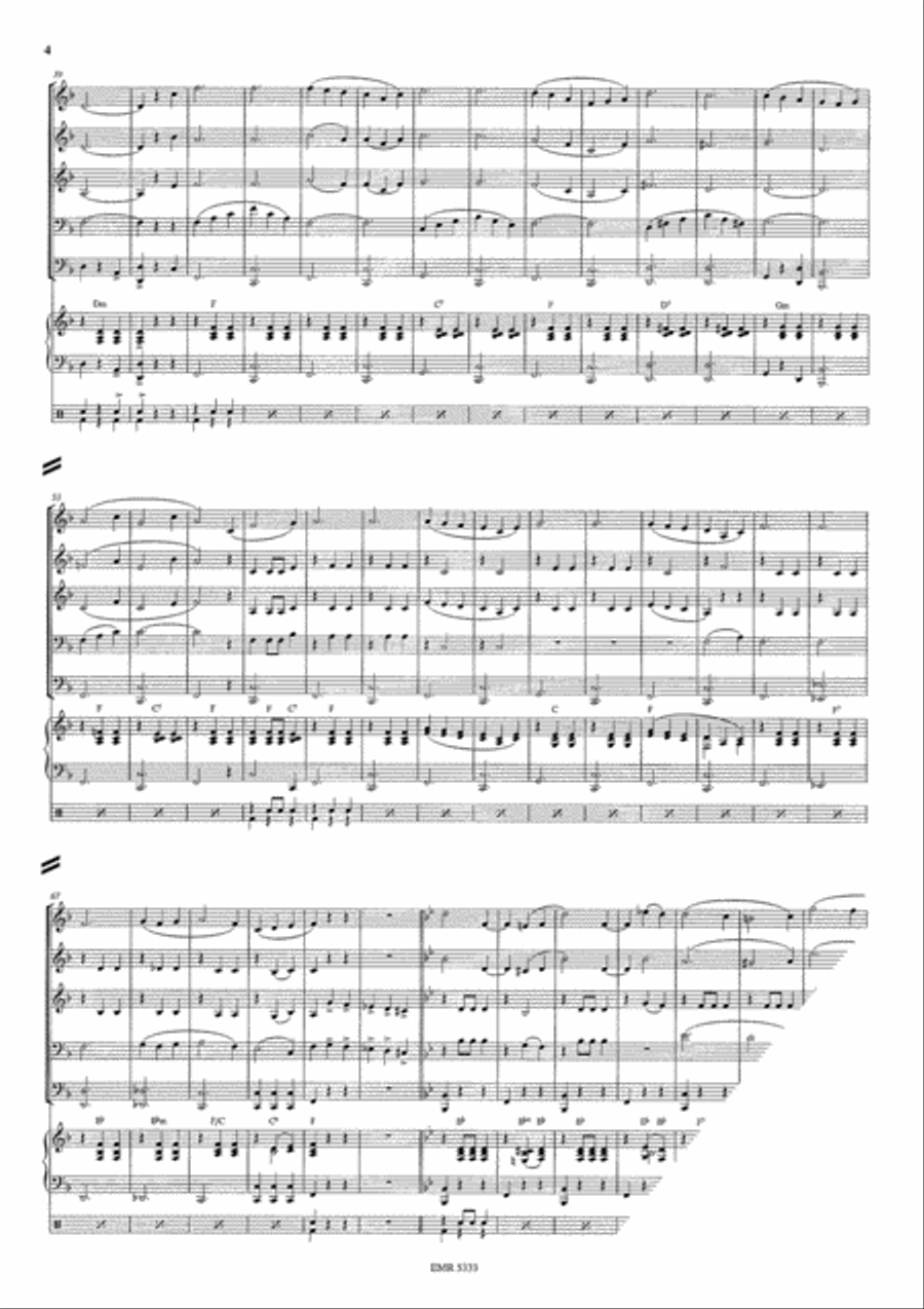 Waltz No. 2 Brass Quintet scores gallery preview page 4
