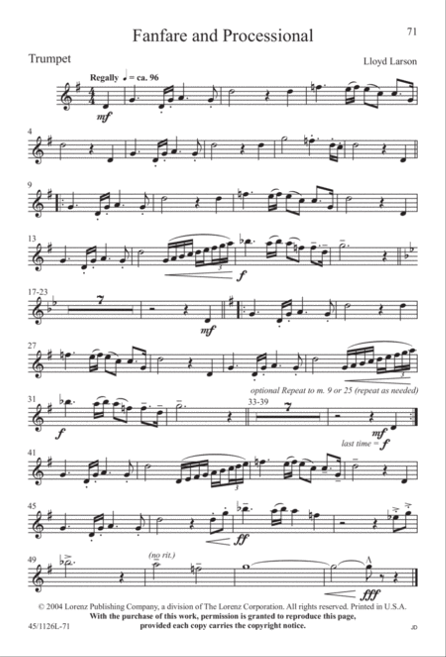 Prayers for the Nations 4-Part scores gallery preview page 72