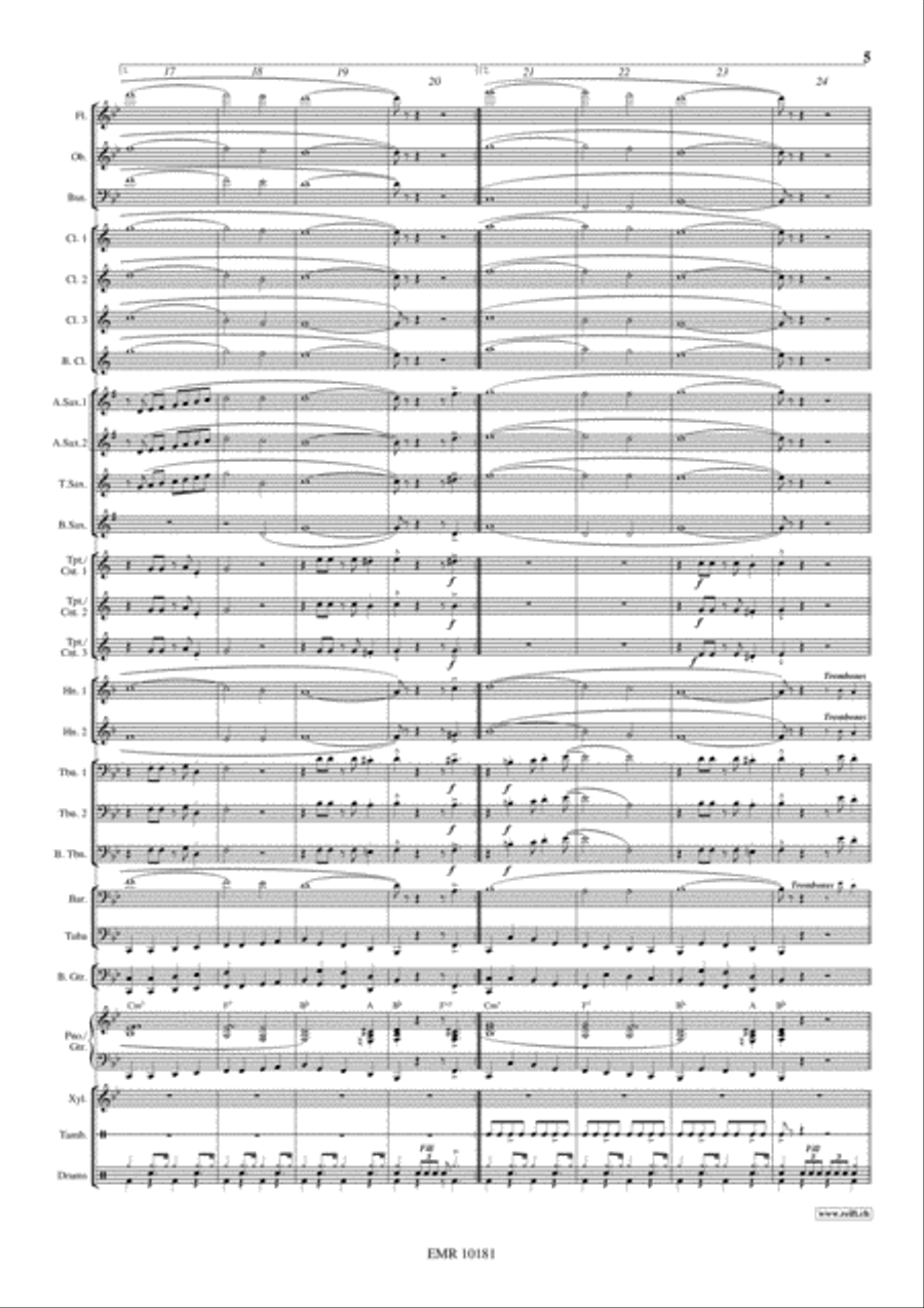 Venice Junction Concert Band scores gallery preview page 6