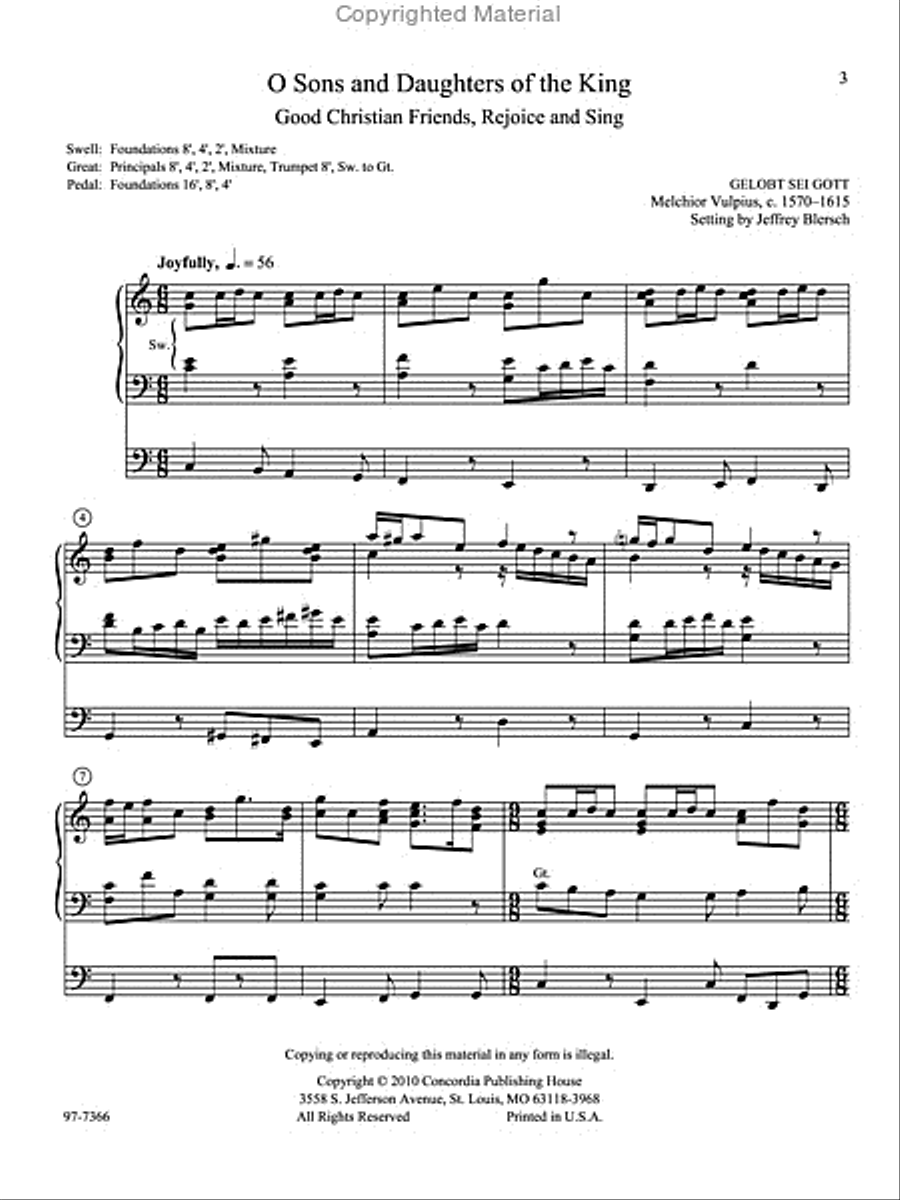 On Easter Morn: Four Preludes for Organ Organ Solo scores gallery preview page 2